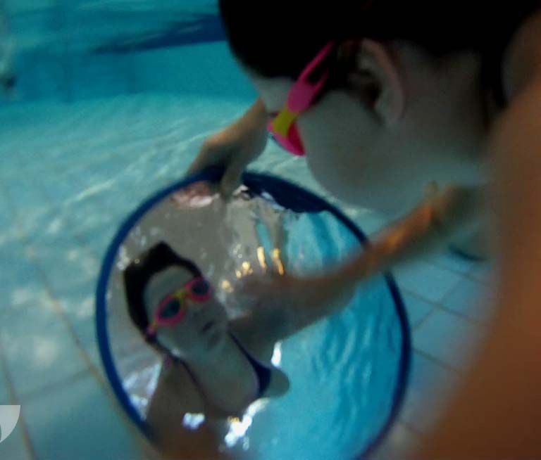 Learn To Swim Pool Mirror